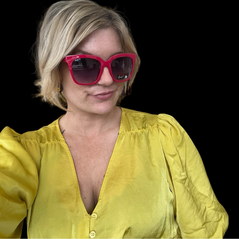 NWT Guess Bold Hot Pink/Red Sunglasses - Picture 11 of 11